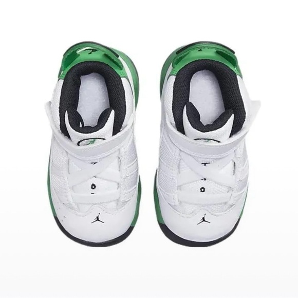 Nike Air Jordan 6 Rings TD Lucky Green White Black 323420-131 Shoe Sneaker - Picture 4 of 15